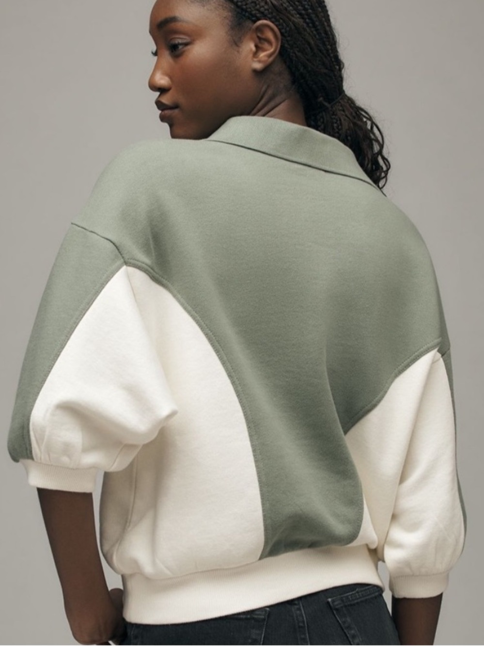 The Niki Bubble Sweatshirt color block edition - Picture 2 of 7